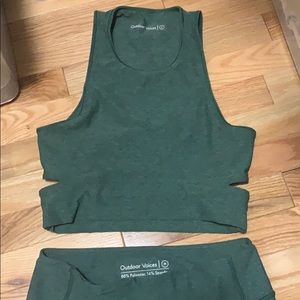 Outdoor Voices workout set